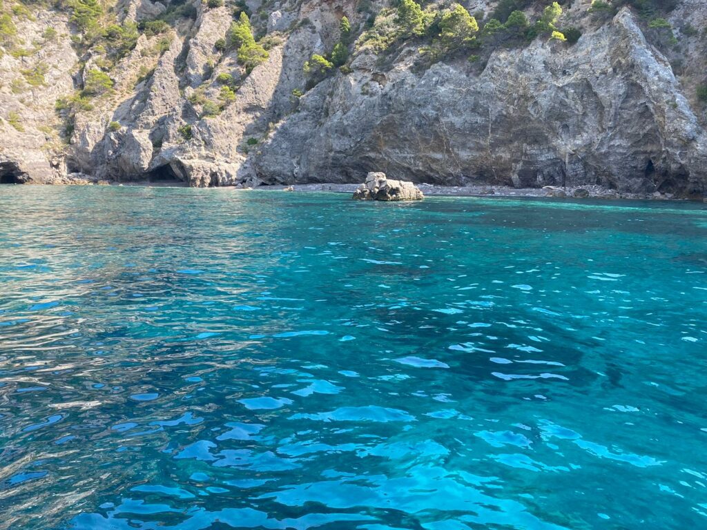 splendido mare azzurro