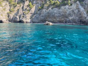 splendido mare azzurro